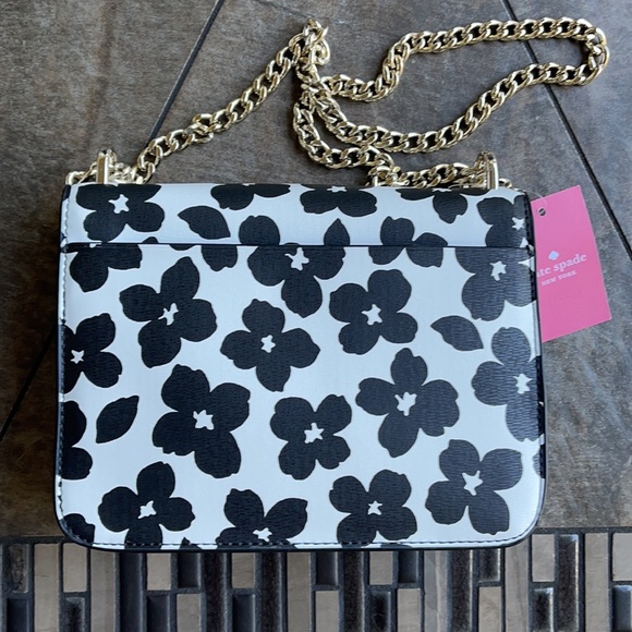Kate Spade remi graphic blooms flap chain crossbody - Picture 5 of 16